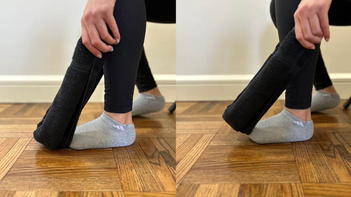 Foot Drop Exercise - Assisted Toe stretch