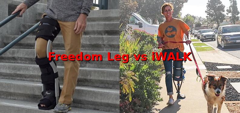 Freedom Leg vs iWALK