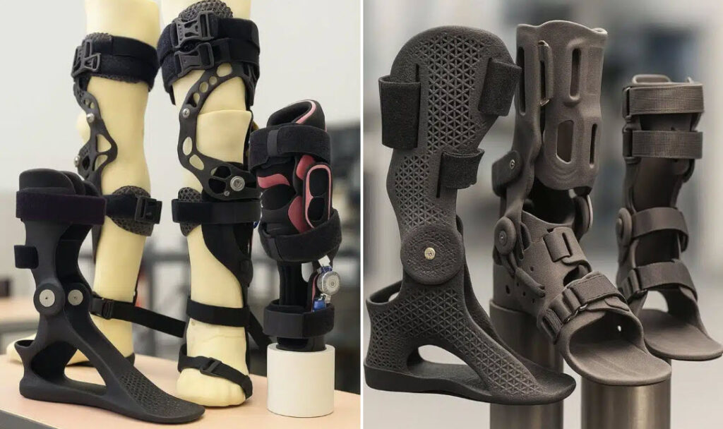 Custom AFO KAFO, custom ankle brace, custom foot brace